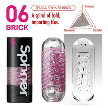Load image into Gallery viewer, Spinner - 06 Brick Spiral Motion Sleeve ~ Tenga