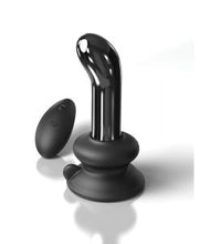 Load image into Gallery viewer, No.84 ~ Glass Vibrating P-Spot Plug with Silicone Suction Base ~ Icicles
