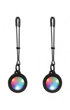 Load image into Gallery viewer, Silicone Light Up Tweezer Nipple Clamps ~ Nipple Charm