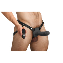 Load image into Gallery viewer, Silicone Hollow Vibrating Sheath Strap-On ~ Pipedream
