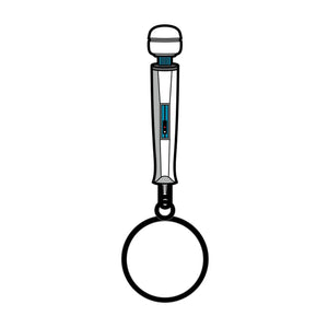 Enamel Keychains~ Wood Rocket