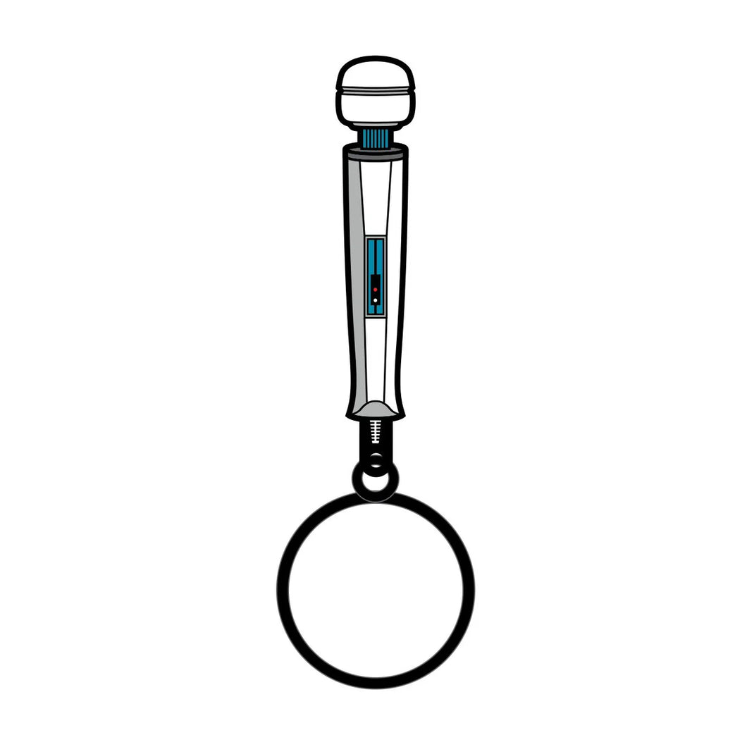 Enamel Keychains~ Wood Rocket