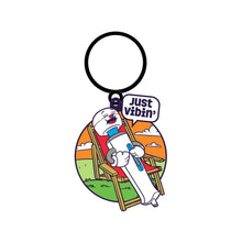 Load image into Gallery viewer, Enamel Keychains~ Wood Rocket
