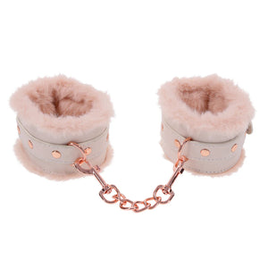Peaches 'N Cream Fur Handcuffs ~ Sex & MIsceif