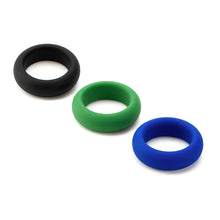 Load image into Gallery viewer, Silicone Cock Ring Set of 3 ~ Je Joue
