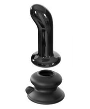 Load image into Gallery viewer, No.84 ~ Glass Vibrating P-Spot Plug with Silicone Suction Base ~ Icicles
