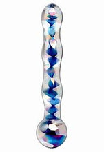 Load image into Gallery viewer, No.8 ~ Glass G-spot Wand with Internal Swirls
