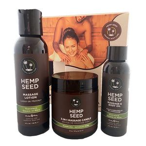 Hemp Seed Massage Gift Box ~ Guavalava Scent ~ Earthly Body