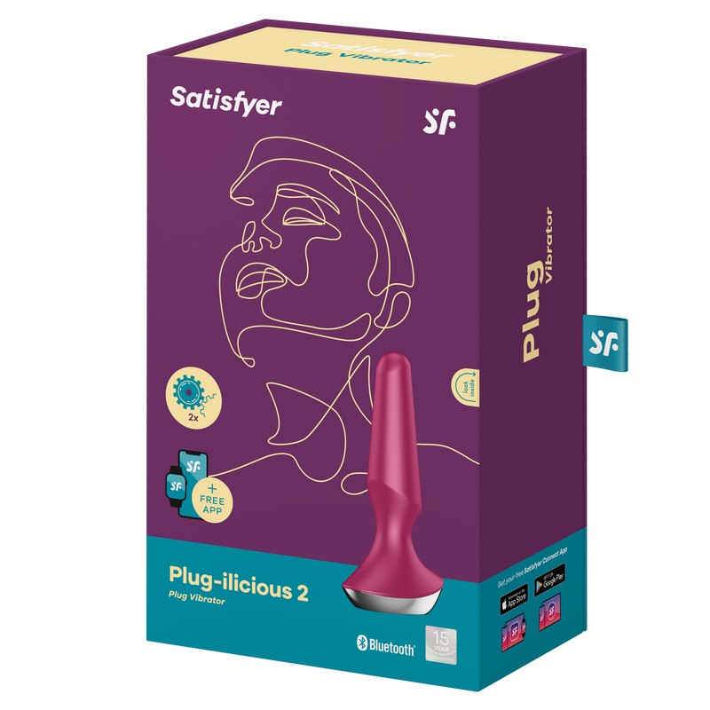 Plug-ilicious 2 Plug Vibrator Purple ~ Satisfyer