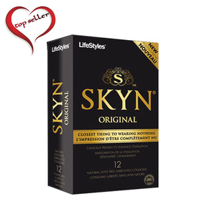 #1 Non-Latex ~ Polyisoprene Lubricated Condoms ~ Skyn 12 and 24 pack