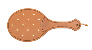 Large Round Studded Leather Paddle ~ Bound to Please