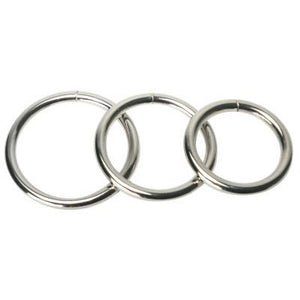 Trine Steel Ring Set