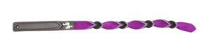 Small Black/Purple Suede Twister ~ Bound To Please