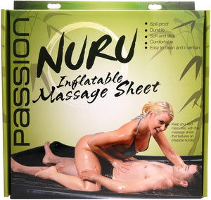 Nuru Inflatable Massage Sheet ~ Nuru (with 8oz Nuru Massage Gel)