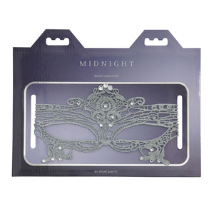 Midnight Bling Lace Mask ~ Sportsheets