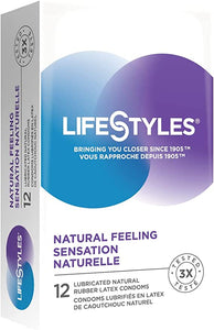 Natural Feeling Condoms 12 pk ~ Lifestyles