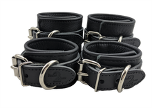 Load image into Gallery viewer, Leather Cuffs (Set of 4) ~ Bound to Please
