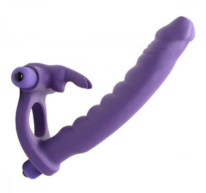 Double Delight - Dual Insertion Vibrating Rabbit Ring ~ Frisky Products