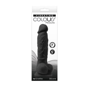 Vibrating Dildo with Suction Cup ~ Colours Pleasures by nsnovelties