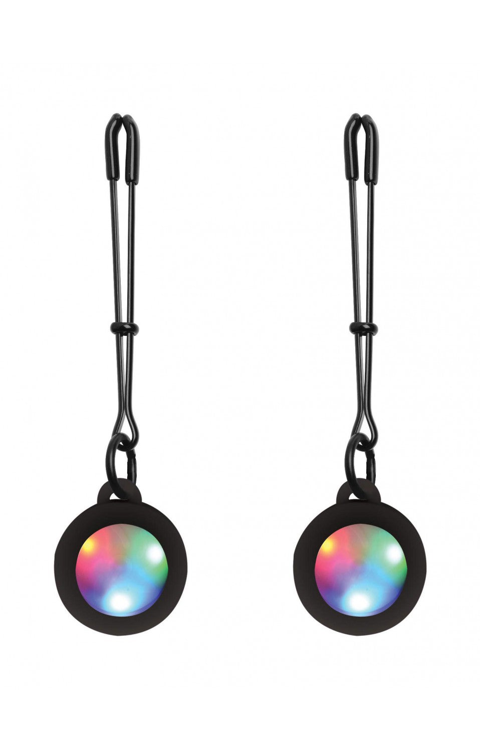 Silicone Light Up Tweezer Nipple Clamps ~ Nipple Charm